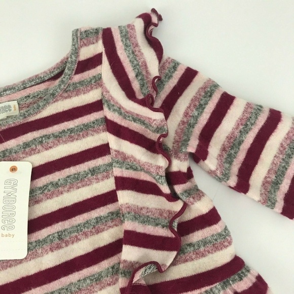 Gymboree Berry Stripe Ruffle Feathersoft D… - Picture 3 of 6
